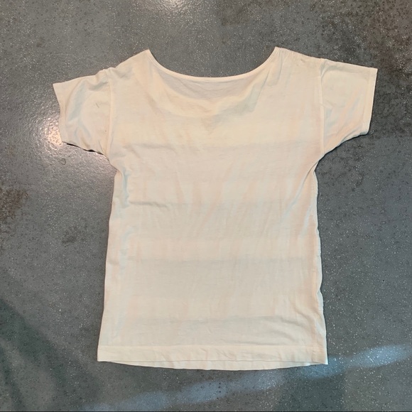 Ann Taylor LOFT Cream T-Shirt - Picture 2 of 3